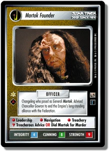 Martok Founder - The Dominion - Star Trek CCG 1E - Picture 1 of 6