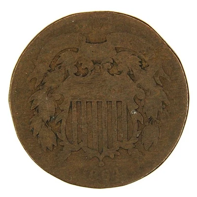 1864 Two Cent Piece - G - Nice Coin! - Image 1 of 4