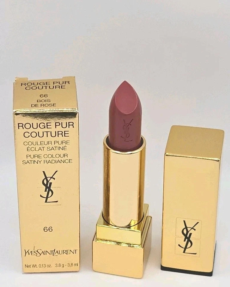 YSL Yves Saint Laurent Rouge Pur Couture Lipstick 66 BOIS DE ROSE NEW IN BOX - Image 1 of 1