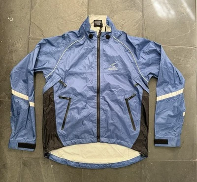 Chaqueta Showers Pass Elite Ciclismo Shell S Impermeable Azul Alta Visibilidad Bicicleta Ventilada Foto 1 de 4
