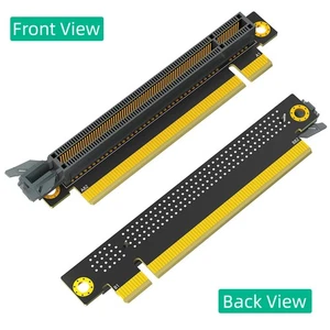 Scheda riser PCI-e 16X 3.0 90 gradi retromarcia maschio a femmina per server 1U/2U - Foto 1 di 16