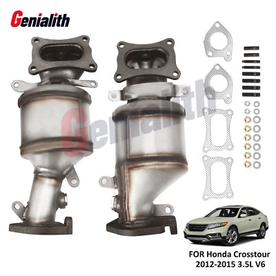 Catalytic Converter Bank 1 & Bank 2 For 2012-2015 Honda Crosstour 3.5L V6 - Imagem 1 de 4