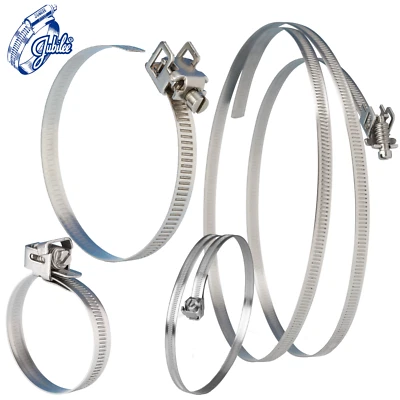 Jubilee Quick Release Captive/FlipLock Strap Clamp Clips MS & Stainless Steel - Изображение 1 из 4