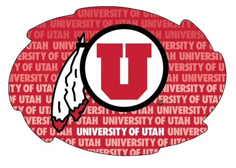 UTAH REPEAT SWIRL MAGNET-UTAH UTES CAR MAGNET-NEW FOR 2016! Cover