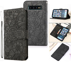 Galaxy S10 Embossed Pu Leather Wallet Case Floral