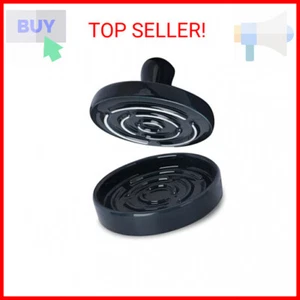Burger Press 5" Ceramic Hamburger Press Patty Maker, Round Burger Smasher for BB - Picture 1 of 2