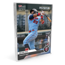 Nelson Cruz from 2020 Minnesota Twins TOPPS NOW® Postseason 10-Card Team Set