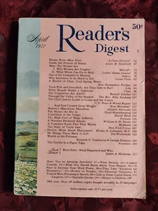 Readers Digest April 1971 Peter Matthiessen Norman Rockwell Stan Galli - Picture 1 of 1