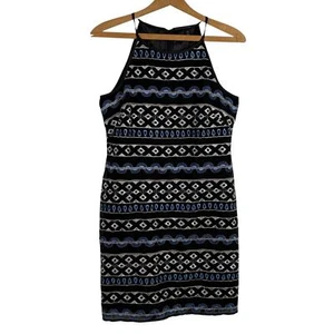 White House Black Market Womens Dress Size 4P Aztec Cocktail Party Wedding Event - Picture 1 of 8