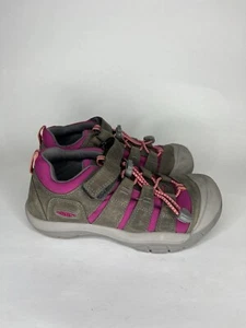 Keen Jóvenes Niñas Talla 2 Senderismo Marrón Rosa Tenis Cuero Zapatos Bungee 1025504 - Imagen 1 de 16