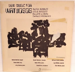 New Music For Virtuosos Babbitt Bassett Smith Wuorinen Vinyl LP 1977 New World - Imagen 1 de 14
