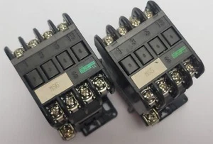 Lot of 2 Fuji Electric SRCa3631-0/X (4a) Contactors , 20A , 100-110V Coil - Picture 1 of 11