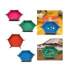 Hexagon Dice Rolling Holder Folding Dice Trays for Dice for Game jewelry