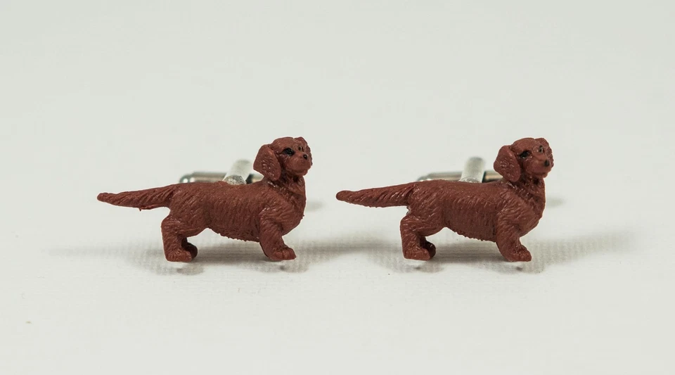 Abotoaduras para cachorros Dachshund ou Wiener--vida selvagem natureza animal Weenie Weiner - Imagem 1 de 1