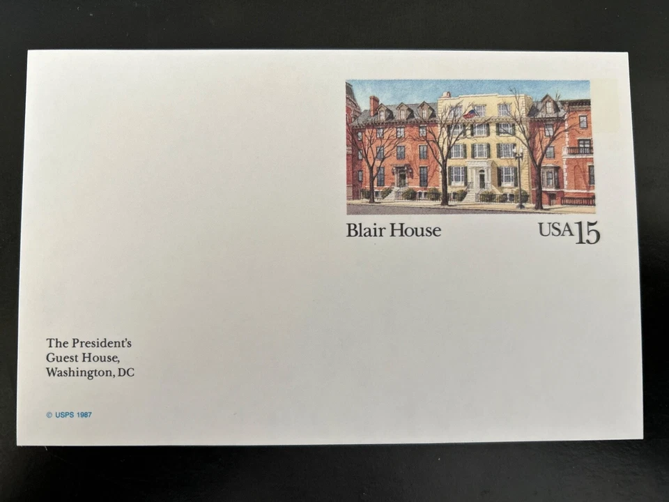 US Stamps SC# UX121 Blair House 15c Postal Card MNH 1988 - Image 1 of 1