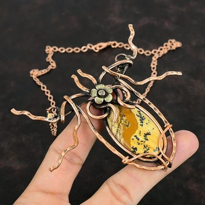 图片碧玉铜姐妹礼品丝包装花链项链 18.0 — 第 1/4 张图片