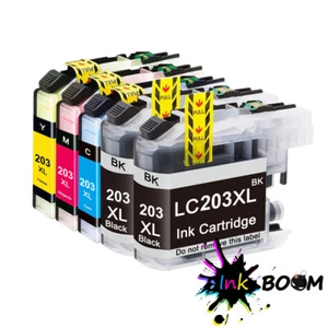 Cartucho de tinta 5 para Brother LC203 LC201 MFC-J680DW MFC-J460DW MFC-J480DW - Imagen 1 de 1