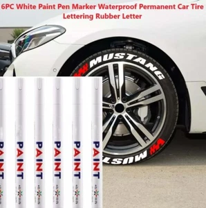 Wasserdichter Dauerlackmarkerstift für Autoreifen Reifenlauffläche Gummi Metallstift - Bild 1 von 20