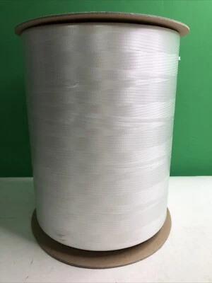 Berwick Offray 3/16” x 15,000 Yards Curling Ribbon WHITE Color Gift Party - Image 1 of 4