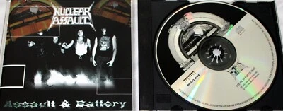 NUCLEAR ASSAULT Assault & Battery CD Sampler Receiver Records 1997 Thrash Metal  - Bild 1 von 3