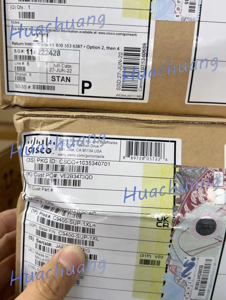 C9400-SUP-1XL Cisco C9400-SUP-1XL Catalyst 9400 Series Supervisor C9400-SUP-1XL - Image 1 of 1