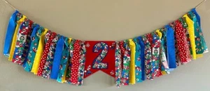 Super Mario First Birthday Highchair Banner “New Handmade” - Picture 1 of 3