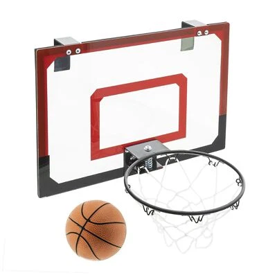 Mini-Basketballkorb Pallacanestro Set Cestino 45x30cm Con 20cm Anello Rete Ball - Immagine 1 di 4