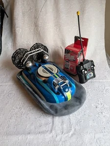Radio Shack Blue Storm RC Hovercraft & 9.6V Battery Charger - Picture 1 of 10