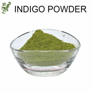 100% PURE INDIGO LEAVES POWDER FOR BLACK HAIR DYE ORGANIC Natural - 50 gm - Picture 1 of 2