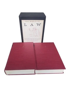The World Of Law in Literature Vol I & II Ephraim London 1960 HC Boxed Set - Picture 1 of 11