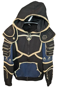 RARE Legendary LOTHAR Armor Hoodie Jacket Mens LARGE World Of Warcraft Cosplay - Picture 1 of 15