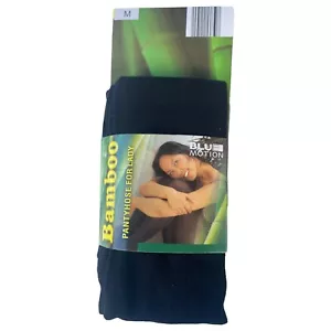 Bamboo Tights Pantyhose Silky Soft Black Tall Extra Tall Thick Winter Warm - Foto 1 di 6