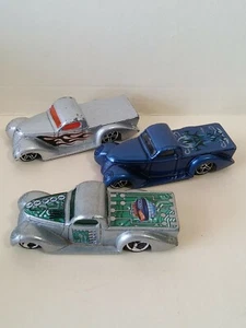 3X HOT WHEELS SUPER SMOOTH SILVER W/FLAMES VHTF *BLUE 1ST EDITIONS CYBER ENERGY - Picture 1 of 12