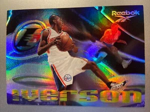 Skybox Premium 1997-98 Reebok Allen Iverson Allen Iverson (plateado) patio - Imagen 1 de 2