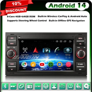 Android 14 Autoradio Navi GPS Ford S/C-Max Galaxy Kuga Focus Transit Connect - Bild 1 von 24