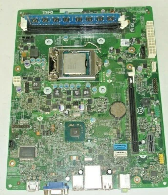 DELL 0T10XW MOTHERBOARD WITH INTEL CORE I5-3470 3.20GHZ SROT8 CPU + 4 GB RAM - Image 1 of 2