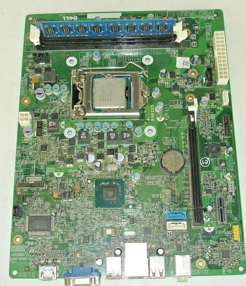 DELL 0T10XW MOTHERBOARD WITH INTEL CORE I5-3470 3.20GHZ SROT8 CPU + 4 GB RAM - Image 1 of 2