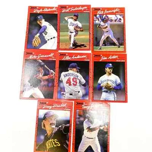 8 Pezzi Donruss 90 Carte Giocatore Baseball Leggendario da Collezione 1990 - Foto 1 di 8