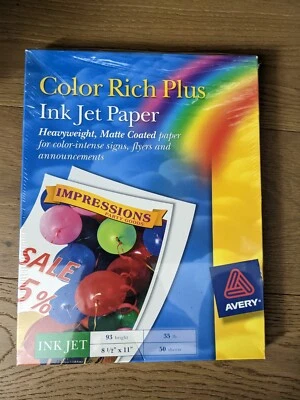 Avery 3145 Heavyweight Matte Color Rich Ink Jet, Thick Paper (50 sheets) - Image 1 of 4