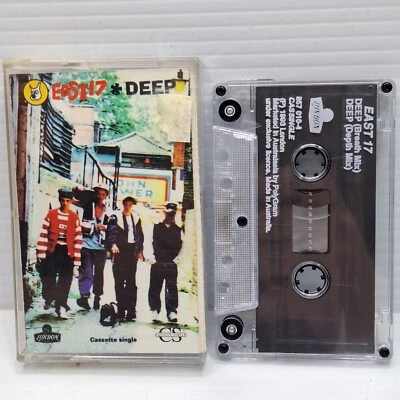 East 17 - Deep - Cassette Tape Single - MUSIC CASSETTE - OZ SELLER - Image 1 of 2