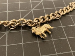 Dog Charm Bracelet Chain - Collie - Poodle - Picture 1 of 6