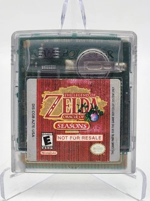 The Legend of Zelda Oracle of Seasons NOT FOR RESALE - Authentic Game Boy Color - Image 1 of 3