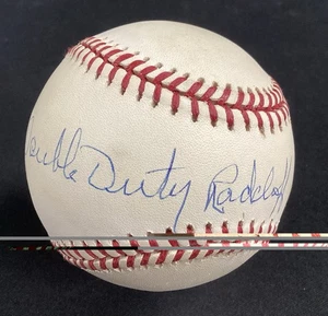 Ted Double Duty Radcliffe Signed Baseball OMLB Negro Leagues Autograph TPG - Picture 1 of 6
