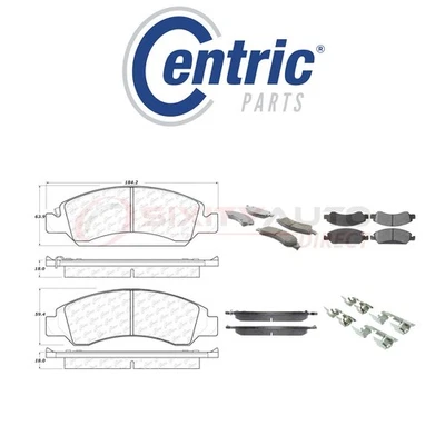 Centric Posi Quiet Disc Brake Pads w Shims for 2008-2014 GMC Yukon XL 1500 zv - Изображение 1 из 4