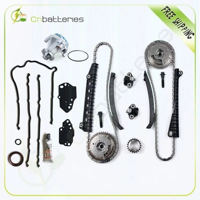 Kit de cadena de distribución de bomba de agua de junta de cubierta de distribución para Ford F-150 2004-2008 5,4 L Foto 1 de 4