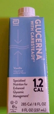 24 Count - Glucerna 1.2cal with Carb Steady (Exp: March 2026) BRAND NEW - Image 1 of 4