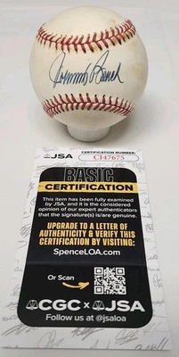 Johnny Bench Signed Rawlings Official National League Baseball JSA COA REDS A9 - Image 1 of 3