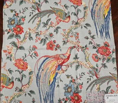 Muestra de tela Pindler Elizabeth multicolor 100 % algodón 26"x26" Foto 1 de 4