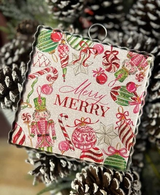 Feliz Navidad Cascanueces Mini Estampado Redondo Top Colección Foto 1 de 4