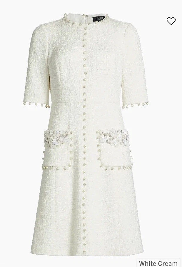 Teri Jon Rickie Freeman 全新带标签 原装 750 美元 — 第 1/4 张图片